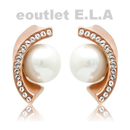 21x12mm SWAROVSKI PEARL N CRYSTALS STUDS
